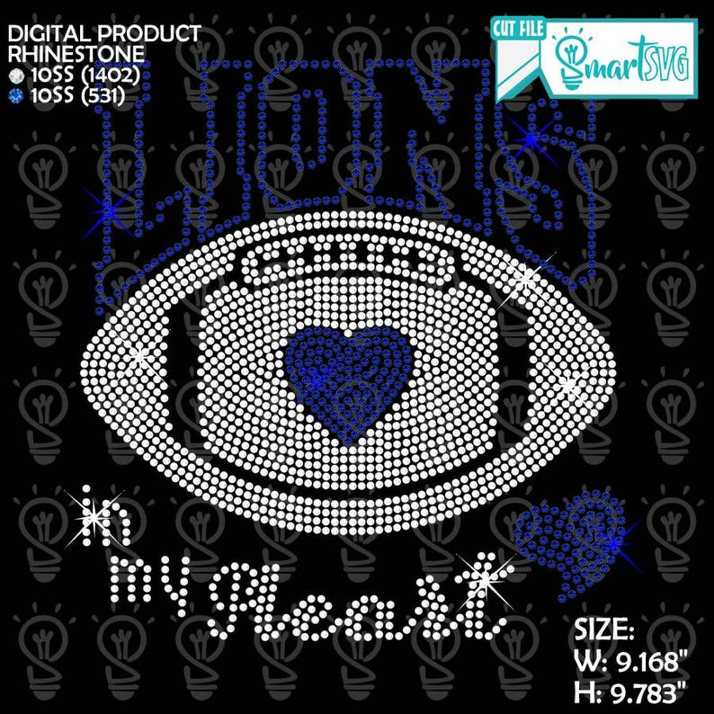 Pack of 9 Lions Football Rhinestone Svg, Digital Templates Svg - Etsy