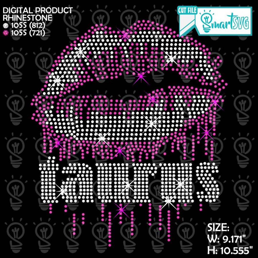 Taurus Mouth Dripping Rhinestone Svg, Birthday Rhinestone Svg, Taurus ...