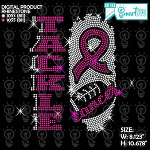 May include: A digital rhinestone design on a black background. The design features the words "TAKE" and "BREAST" in pink rhinestones, along with a pink ribbon. The design is 20.63 cm wide and 27.12 cm high.