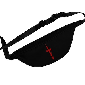 Sanctified Shadows - Fanny Pack in Black - Alternative, Edgy Fanny Pack, Christian