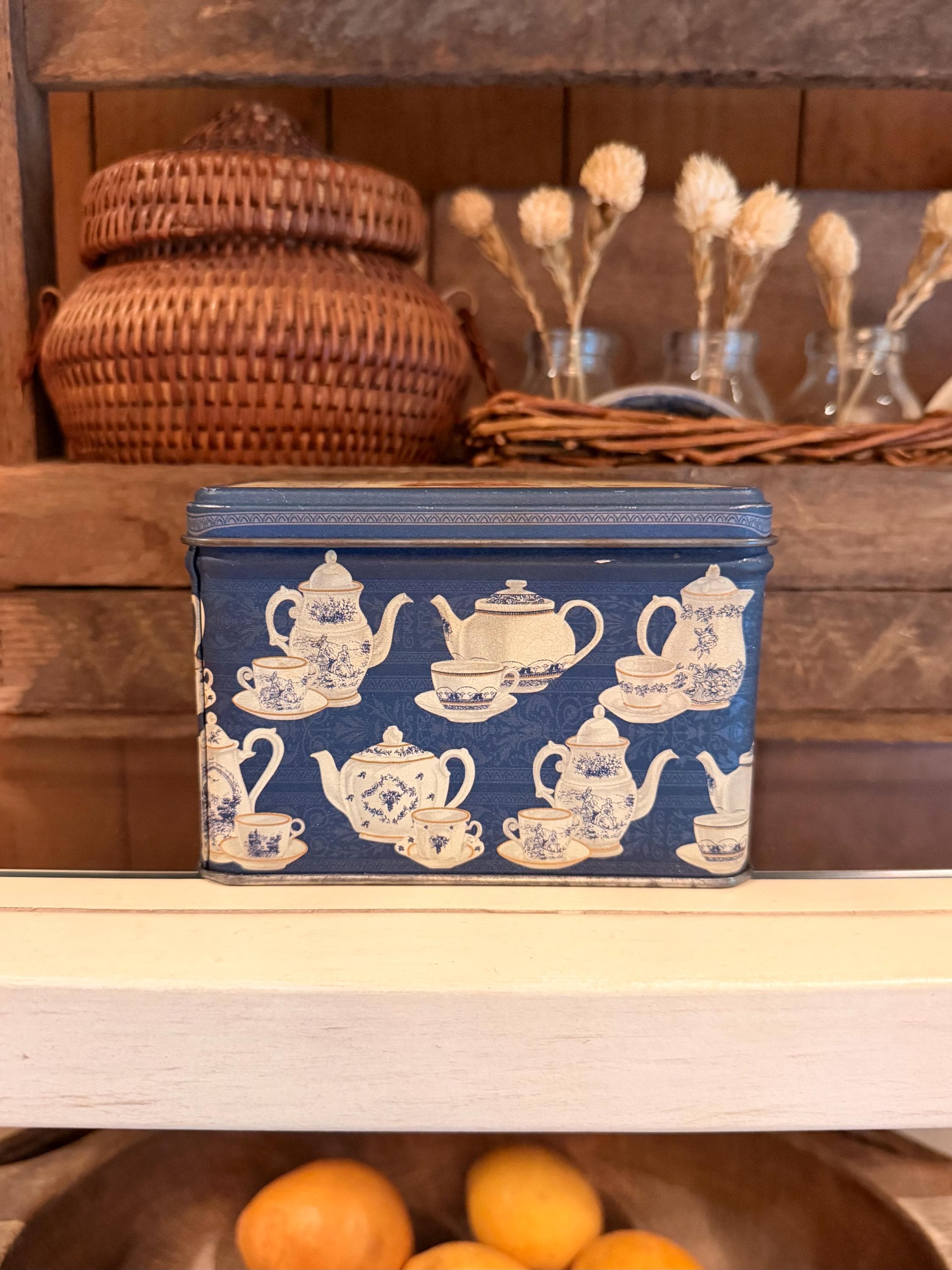Metal Vintage Tea Tins - Etsy