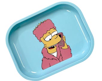 Bart Simpson Trap Phone Rolling Tray
