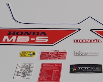 Honda MB8 MB 80 / MB5 MB 50 Stickers / Autocollants / Decals / Graphics