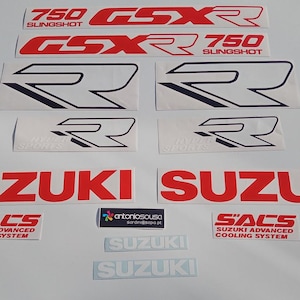 Suzuki GSXR 750R GSXR 1000R 1989 Stickers / Autocollants / Decals / Graphics