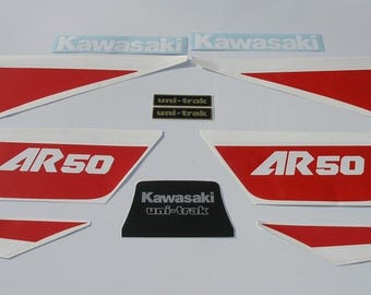 Kawasaki AR 50 C4 C7 1986 - 1989 Stickers / Autocollants / Decals / Graphics