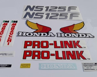 Honda NS125F 1985 Dark Grey Stickers / Autocollants / Decals / Graphics