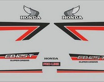 Honda CB 125 Twin Grey 1984 Stickers / Autocollants / Decals / Graphics