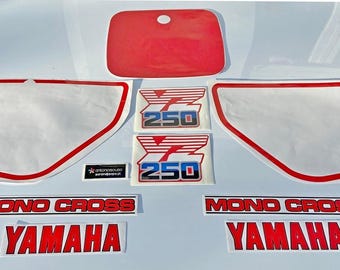 Yamaha YZ250 1986 Stickers / Autocollants / Decals / Graphics
