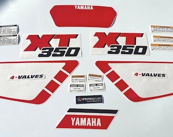 Yamaha XT 350 1985 1987 Stickers / Autocollants / Decals / Graphics