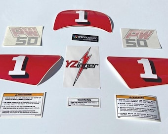 Yamaha PW 50 Stickers / Autocollants / Decals / Graphics