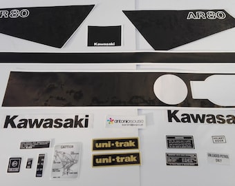 Kawasaki AR 80 A1 1981 1982 Stickers / Autocollants / Decals / Graphics