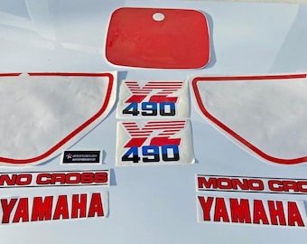 Yamaha YZ490 1986 Stickers / Autocollants / Decals / Graphics