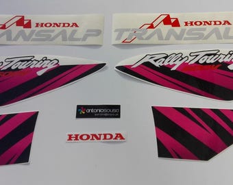 Pegatinas rosas para Honda Transalp 600V 1994