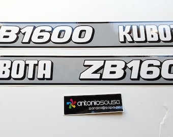 KUBOTA B1600 Stickers / Autocollants / Decals / Graphics