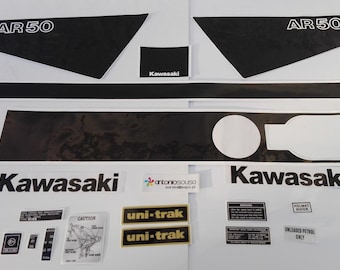 Kawasaki AR 50 A1 1981 1982 Stickers / Autocollants / Decals / Graphics