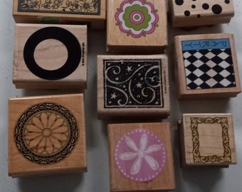 art tools, rubber stamps, ink stamps, art stamps, scrapbooking, journaling, mixed media, used stamps
