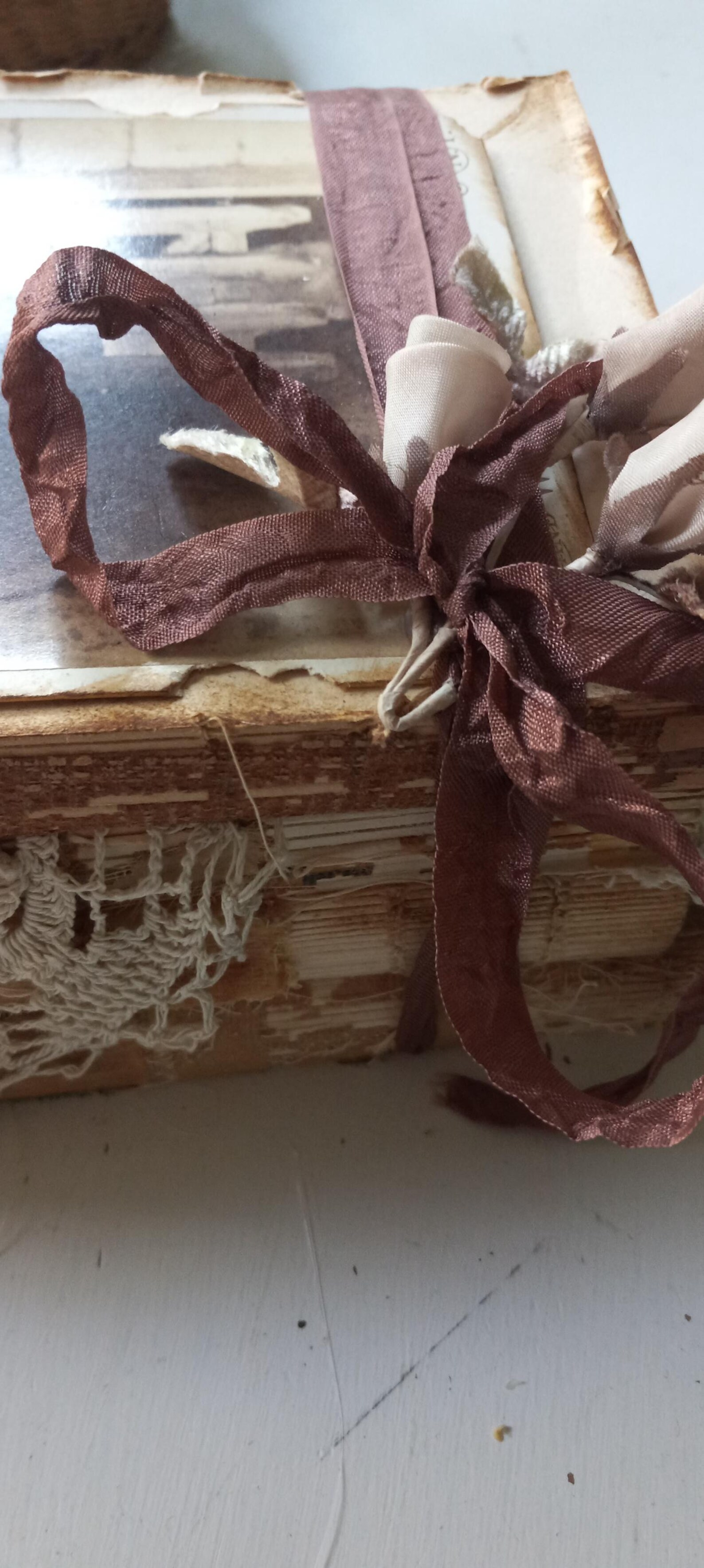 Shabby Chic-book Bundle-book Stack-tabletop Decor-vintage Materials ...