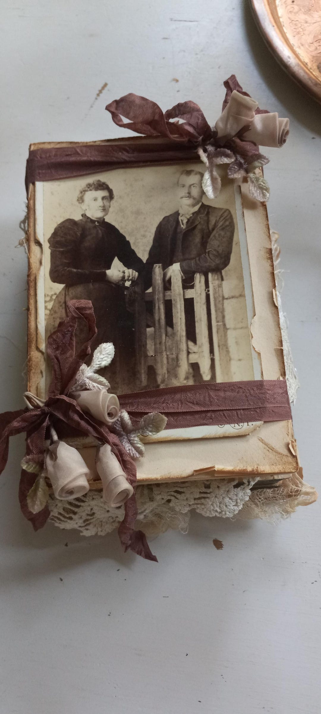 Shabby Chic-book Bundle-book Stack-tabletop Decor-vintage Materials ...