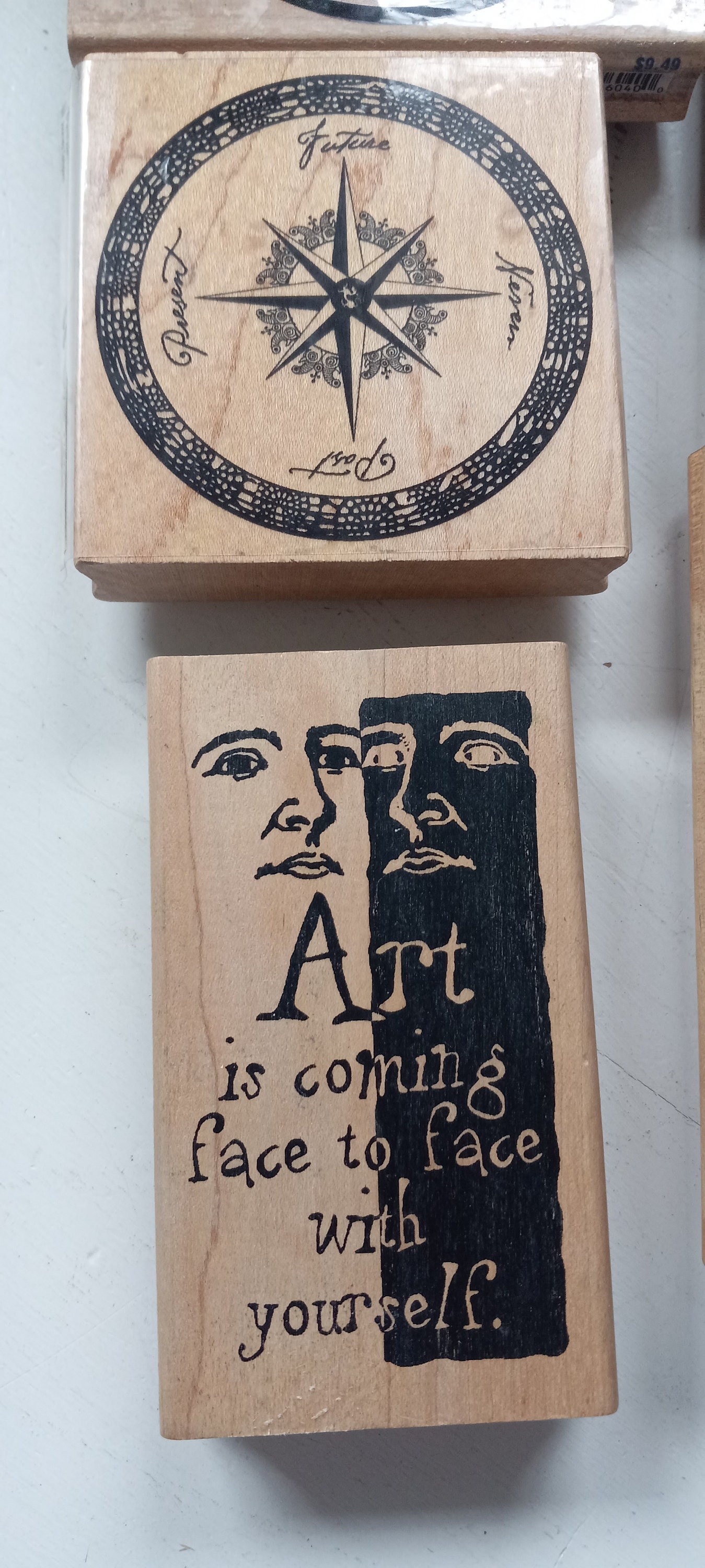 Paper Stamps, Ink Stamps, Rubber Stamps, Mixed Media, Scrapbooking