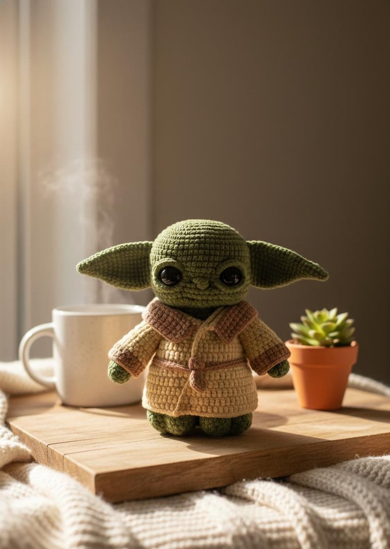Baby Yoda Amigurumi Crochet Pattern – Star Wars Inspired Plush (PDF) image 2