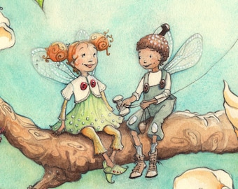 Fairy Love - signed print