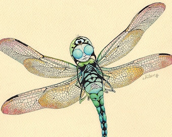 Dragonfly - Individually enhanced Art Print