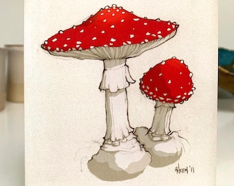 Amanita Mushroom Gift Card