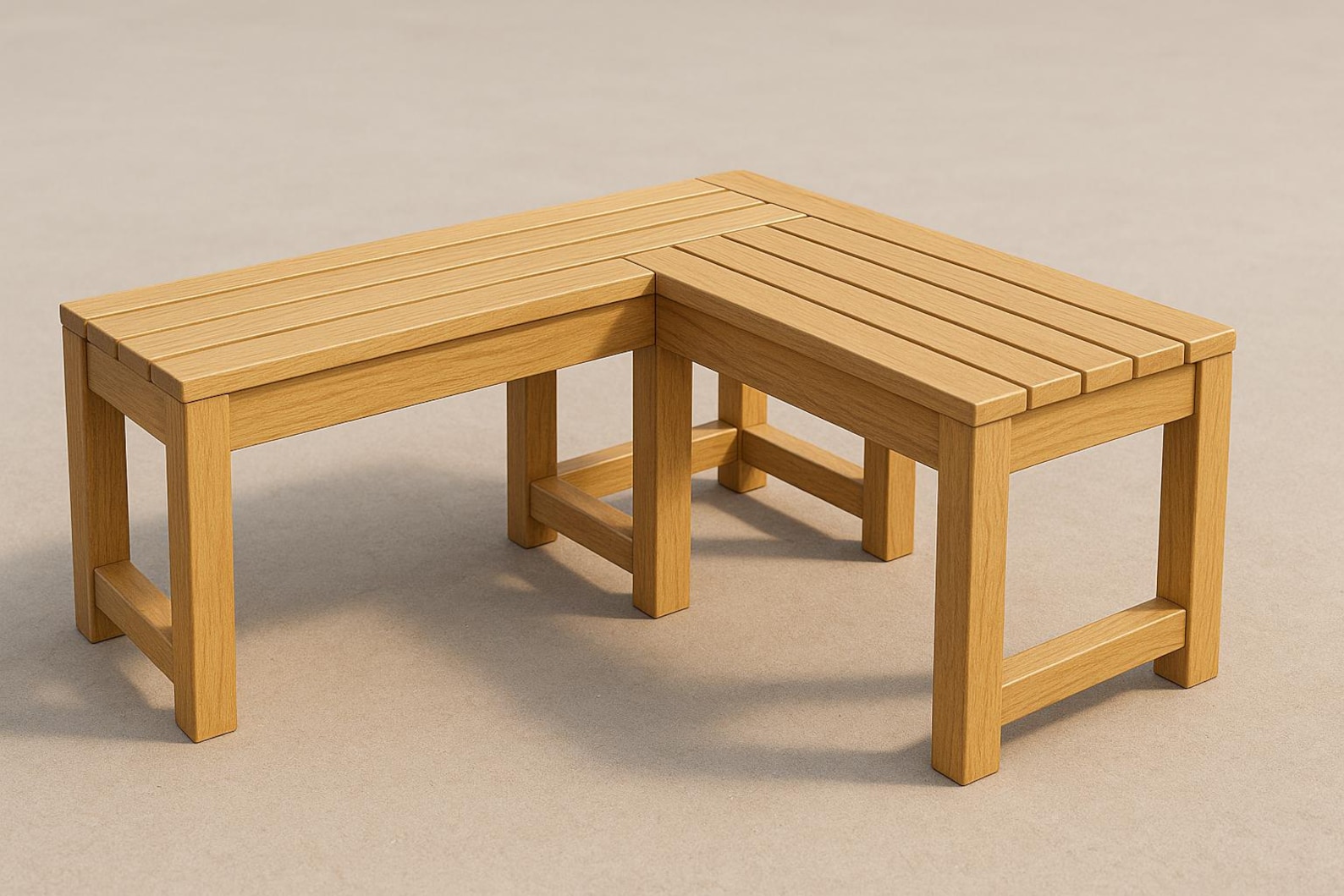 Simple Corner Bench Modular Wooden Corner Bench DIY Plan - Etsy
