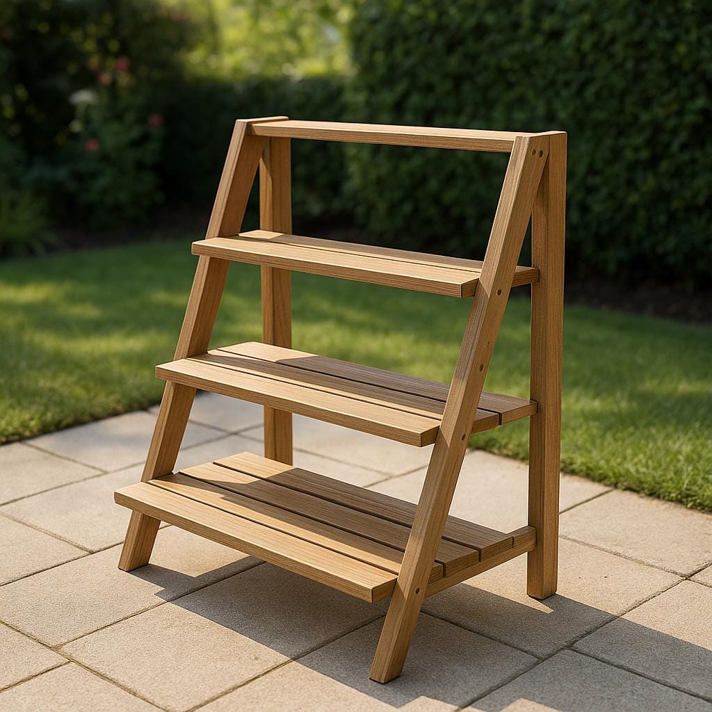 Supporto Portapiante a 2 Livelli con Ruote – Yamazaki Home Europe