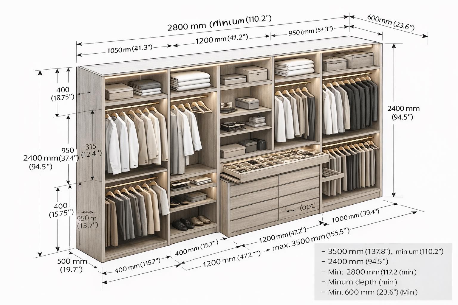 Walk in Closet Plans – Diy Wooden Closet System Wardrobe Woodworking ...