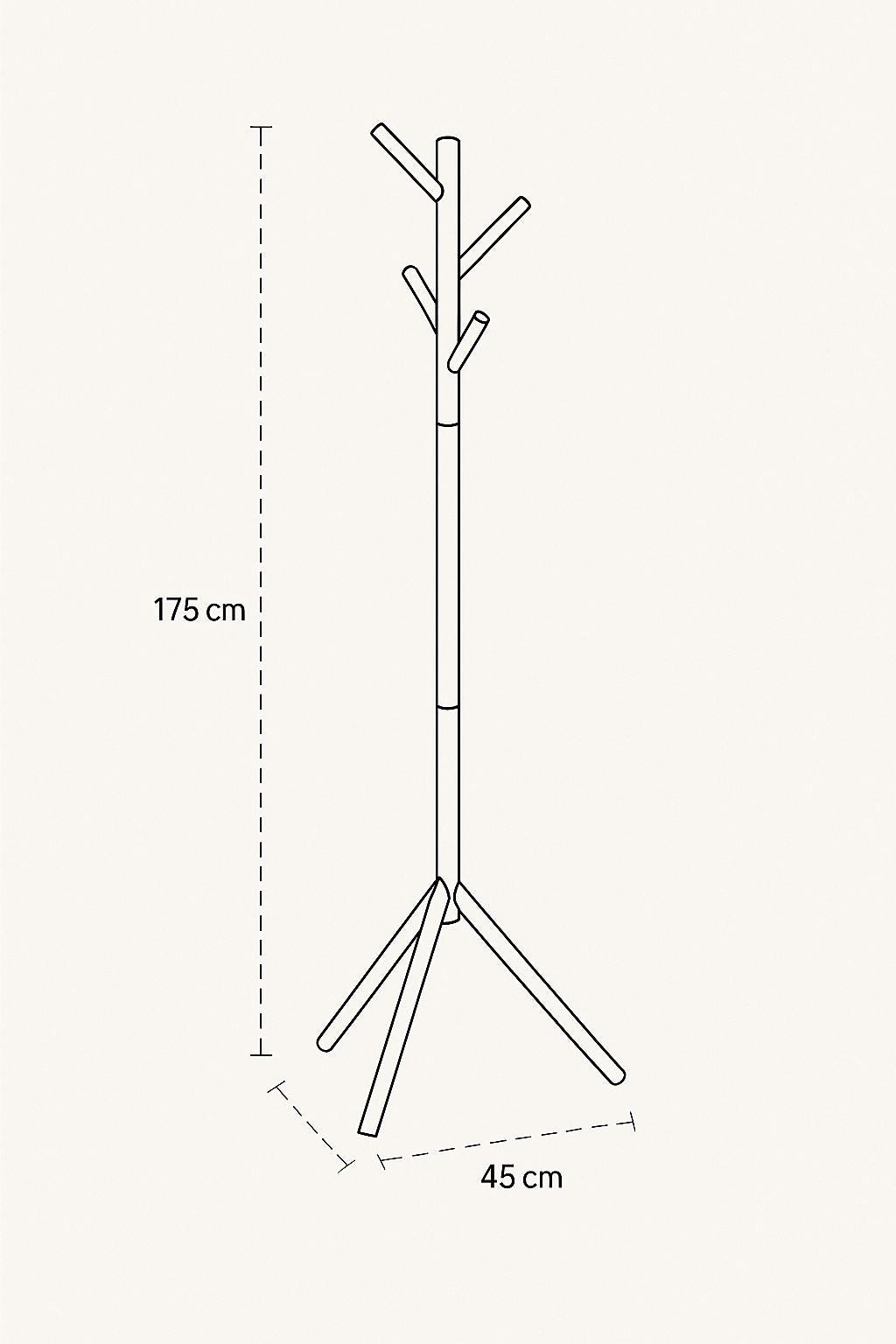 Standing Coat Rack Plan | DIY Hall Tree | Nordicblueprints PDF - Etsy
