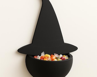 Witch Hat Shelf Woodworking Plan, Gothic Halloween Decor (Digital Download)