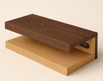 Floating Shelf Woodworking Plan | DIY Modern Wall Shelves (PDF Download)