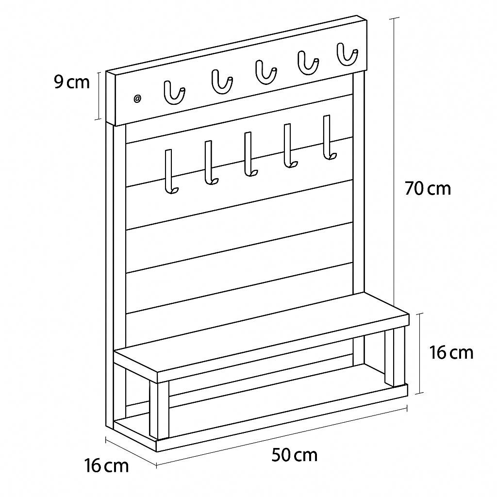 Compact Garden Tool Storage Plan – Wall Rack DIY PDF Blueprint - Etsy