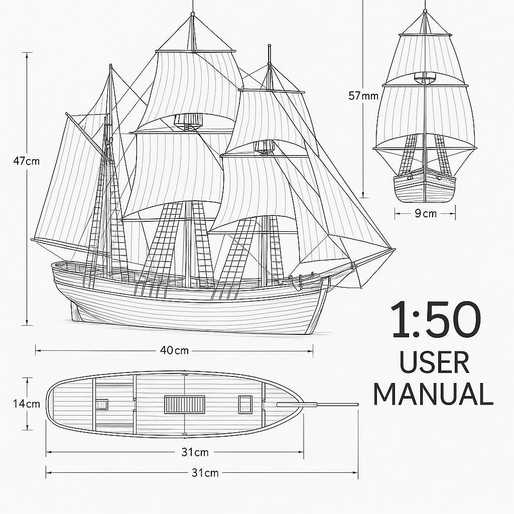 帆船模型設計図：DIY木製帆船設計図（PDFダウンロード） - Etsy 日本