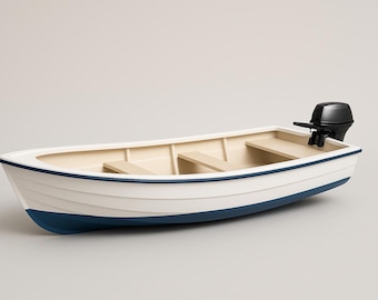 Modern Fishing Boat Model Plan: DIY Wooden Vessel Blueprint (PDF Downloadable)