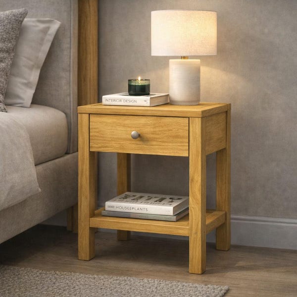 Moderne Nachttisch Pläne | Nachttisch aus Holz mit offener Ablage DIY PDF