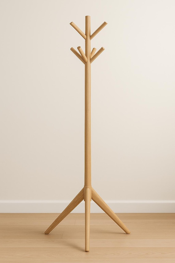 Standing Coat Rack Plan | DIY Hall Tree | Nordicblueprints PDF - Etsy