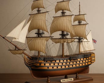 18〜19世紀のHMS Victory系の戦列艦　大型帆船模型 木製手作り 18〜19世紀のHMS Victory系の戦列艦 大型帆船模型 木製手作り 【公式通販】