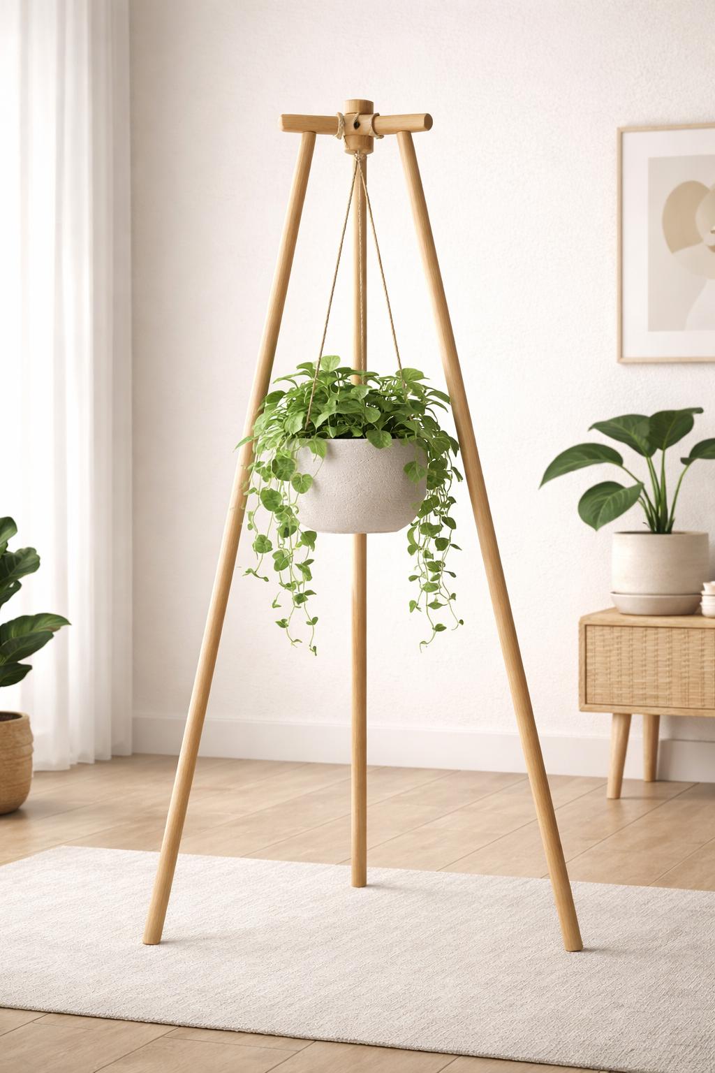 Blumenampel modern
