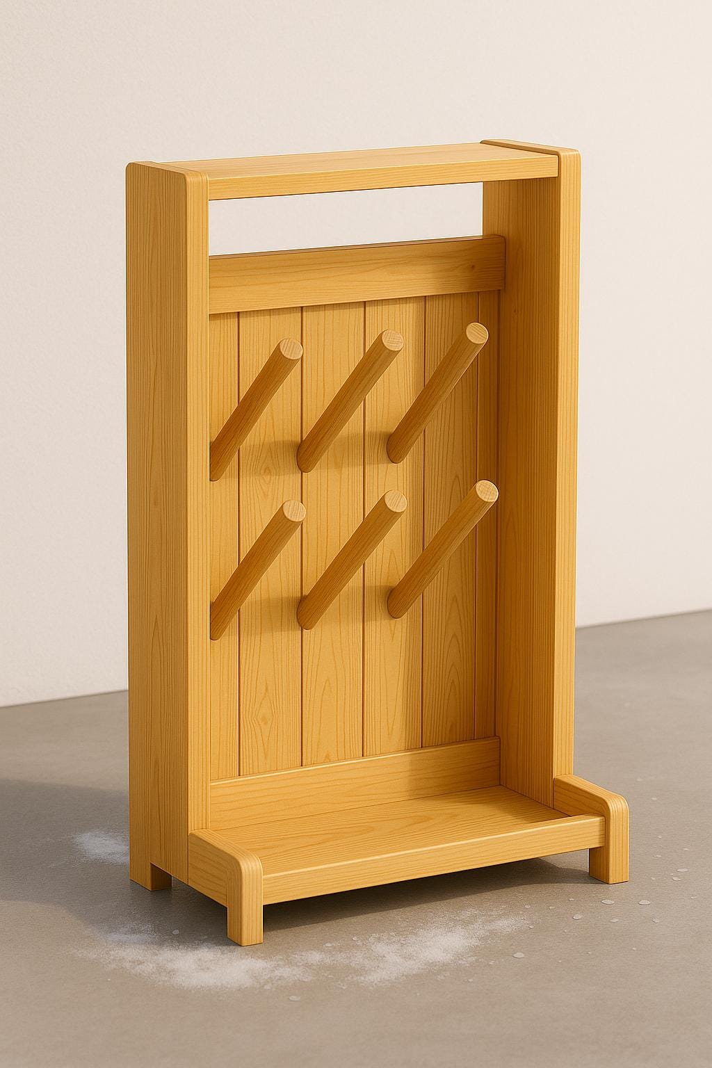 Wooden Boot Drying Rack DIY Plan: Shoe Organizer PDF Blueprint (digital ...
