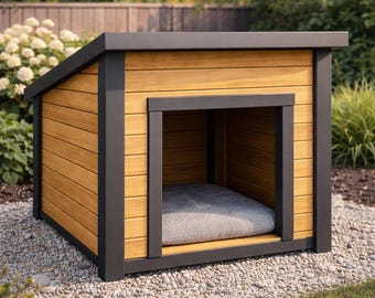 大型犬小屋の作り方、DIY指導プラン、36インチ×36インチ、DIY