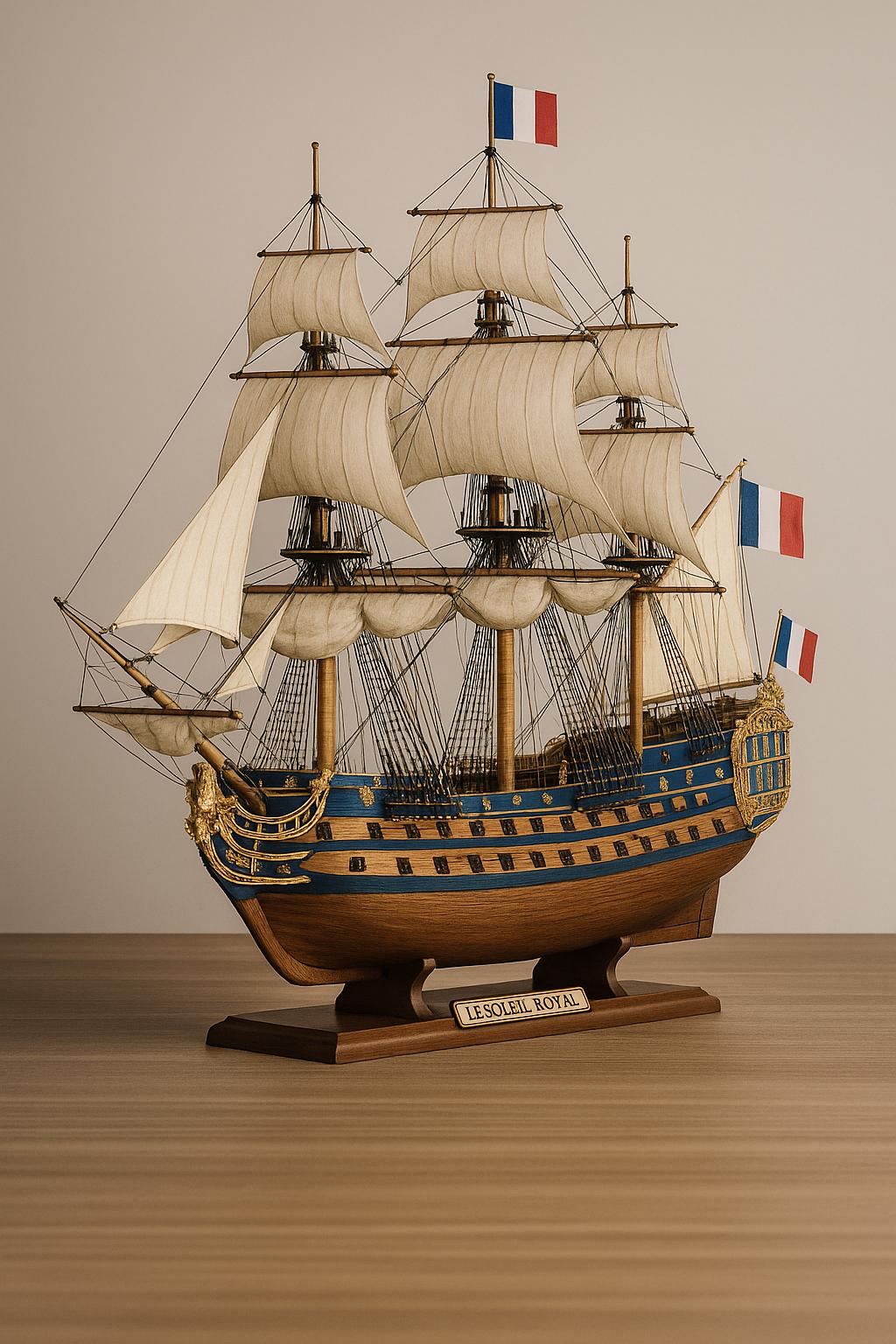 Le Soleil Royal Ship Model Plan PDF – French Warship Blueprint for