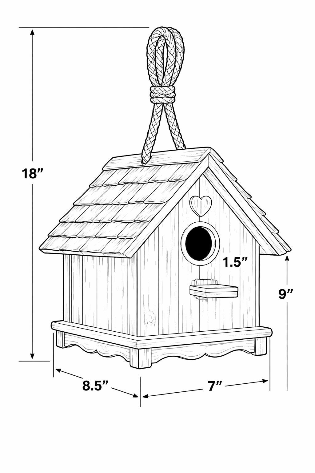 Wooden Birdhouse Plans PDF | DIY Bird House Woodworking Plans - Etsy