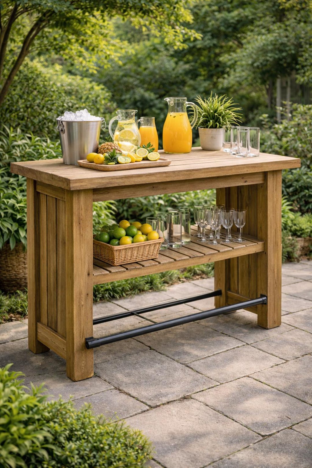Stunning Tiny Outdoor Serving Tables image