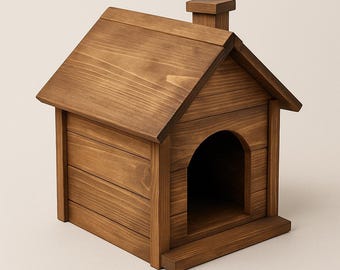 Projeto de casinha de madeira para gatos (faça você mesmo): Planta para abrigo de animais de estimação para ambientes internos e externos (PDF)