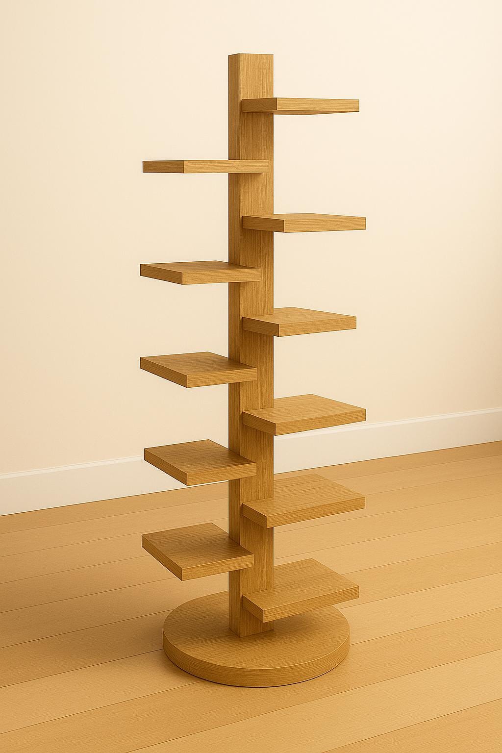 Spiral Plant Stand Plan | DIY Vertical Flower Rack
