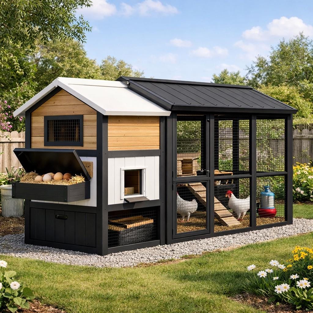 Chicken Coop Plans PDF | DIY Wooden Hen House - Etsy