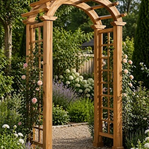 Wooden Arch for Climbing Plants - Etsy