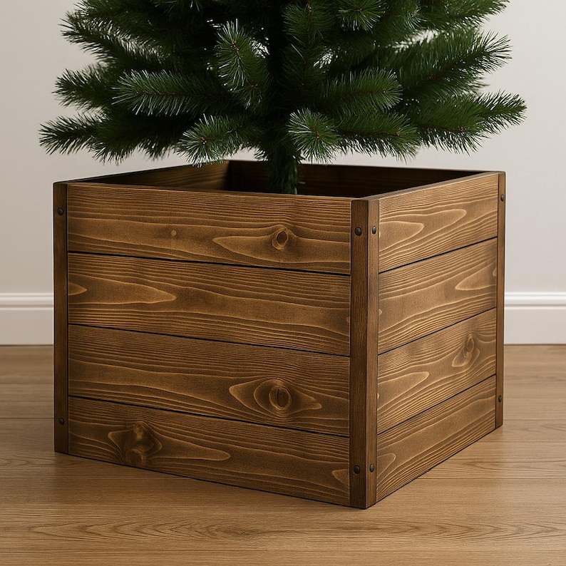 Christmas Tree Stand Cover Bundle Woodworking Plan, DIY Holiday Tree ...